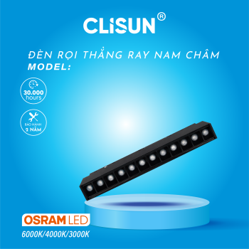 Đèn rọi thẳng ray nam châm CLISUN RNC-RT