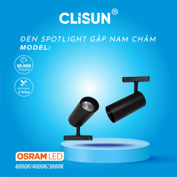 Đèn spotlight ray nam châm CLISUN RNC-SP